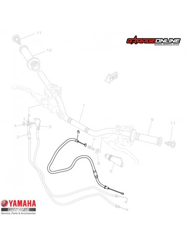 PIOLA EMBRAGUE YAMAHA FZN 150 2.0 GENUINA