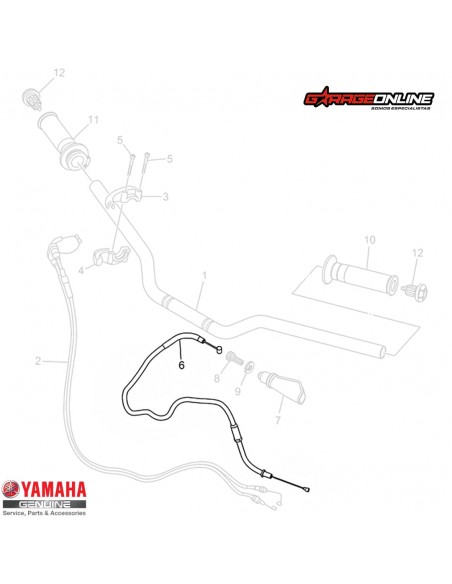 PIOLA EMBRAGUE YAMAHA FZN 150 3.0 4.0 GENUINA