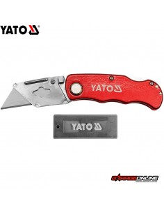 CUCHILLO CARTONERO PLEGABLE PROFESIONAL - YATO