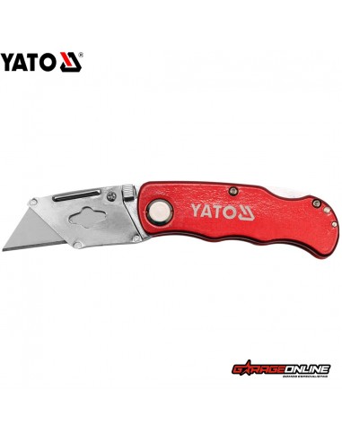 CUCHILLO CARTONERO PLEGABLE PROFESIONAL - YATO