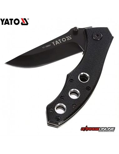 CUCHILLO TACTICO 190MM ACERO INOXIDABLE - YATO