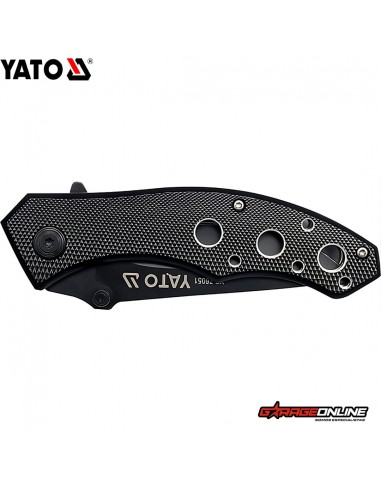 CUCHILLO TACTICO 190MM ACERO INOXIDABLE - YATO