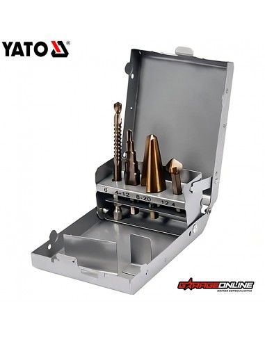 SET BROCAS ESCALONADAS PINO 4 PIEZAS - YATO