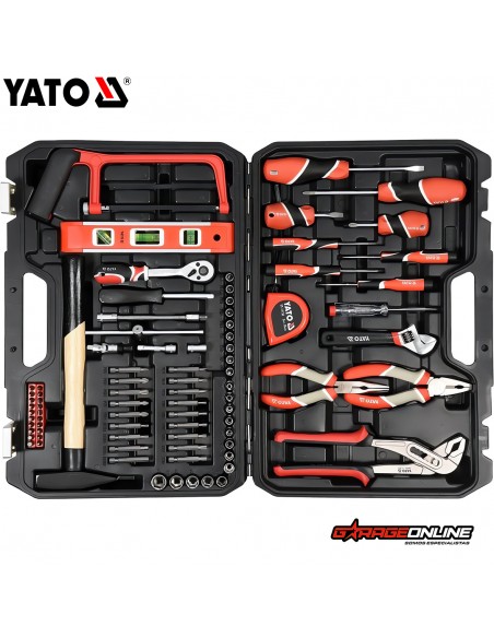 SET HERRAMIENTAS PARA EL HOGAR 88 PIEZAS - YATO