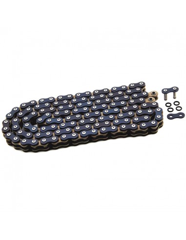 CADENA CZ CHAINS 520-120 CON O-RING Y REFORZADA "BLUE PERFORMANCE"