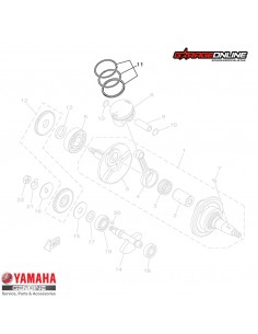 ANILLOS STD YAMAHA FZN150 2.0 FZN150 3.0 FZN150 4.0 FZX GENUINO