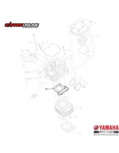 EMPAQUETADURA CULATA YAMAHA FZN150 3.0 FZN150 4.0 FZX GENUINO