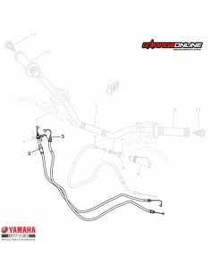 PIOLA ACELERACION Y RETORNO YAMAHA FZN150 2.0 GENUINA