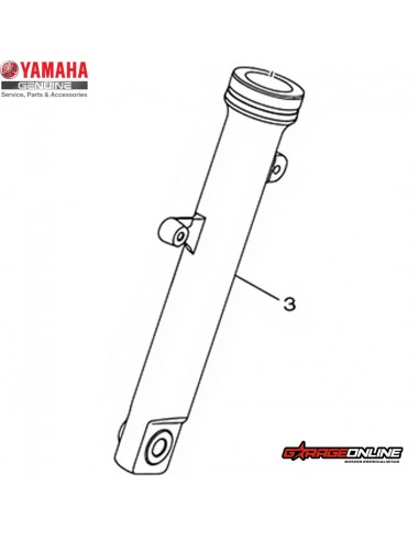 BOTELLA DE TELESCOPICA IZQUIERDA YAMAHA YZF-R3 MT-03 GENUINO
