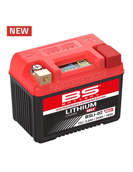 BATERIA DE LITIO BSLI-02 MAX BS BATTERY