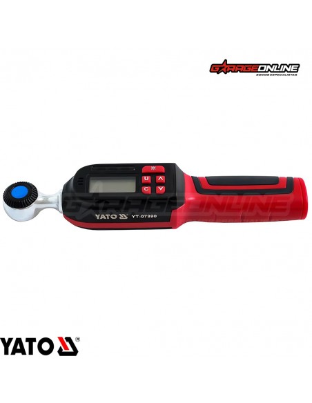LLAVE TORQUE DIGITAL 1/4 1.5-30NM - L 220MM YATO