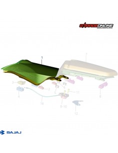 ASIENTO PILOTO BAJAJ PULSAR RS 200 GENUINO