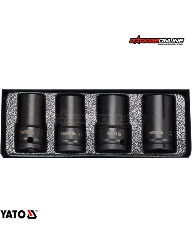 KIT DADOS IMPACTO EXTRACTOR PARA TUERCAS DAÑANDAS - YATO