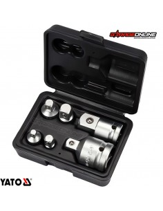 KIT DE ADAPTADORES AMPLIACION/REDUCCION 6 PIEZAS - YATO