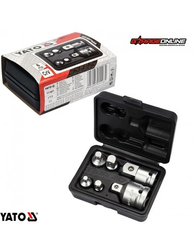 KIT DE ADAPTADORES AMPLIACION/REDUCCION 6 PIEZAS - YATO