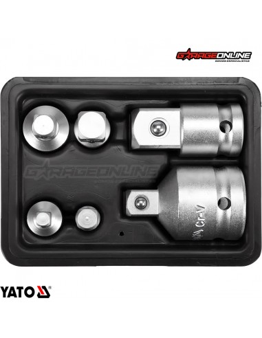 KIT DE ADAPTADORES AMPLIACION/REDUCCION 6 PIEZAS - YATO