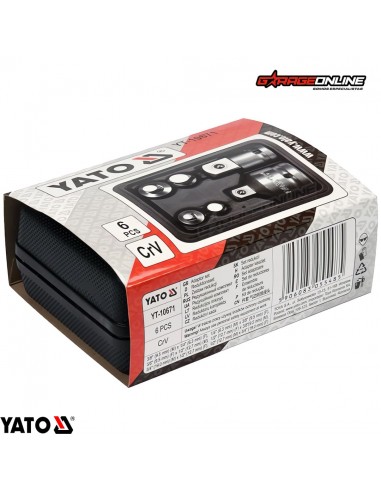 KIT DE ADAPTADORES AMPLIACION/REDUCCION 6 PIEZAS - YATO