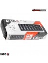 JUEGO DE DADOS DE IMPACTO HEXAGONALES 1/2" MACHOS LARGOS 8 PIEZAS - YATO