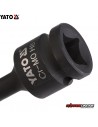 JUEGO DE DADOS DE IMPACTO HEXAGONALES 1/2" MACHOS LARGOS 8 PIEZAS - YATO