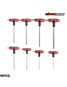 JUEGO DE LLAVES ALLEN EN T 8 PIEZAS - YATO