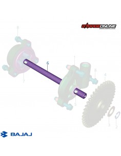 EJE BOMBA DE ACEITE BAJAJ DOMINAR 250 DOMINAR 400 GENUINA