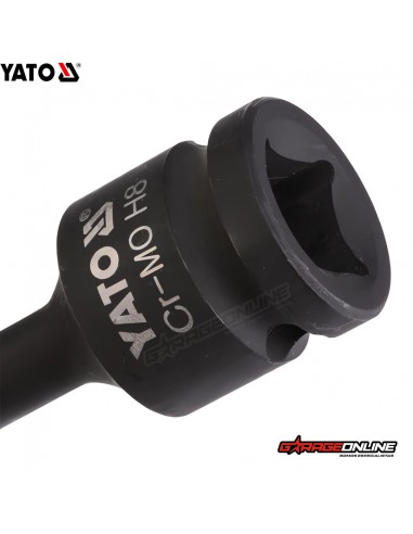JUEGO DE DADOS DE IMPACTO TORX 1/2" MACHOS LARGOS 8 PIEZAS - YATO