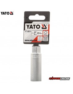 DADO BUJIA 16MM POLIGONAL 3/8" - YATO