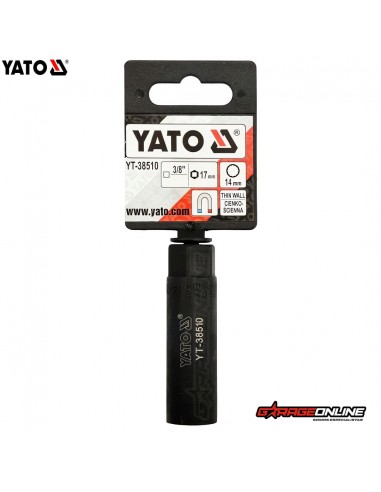 DADO BUJIA 14MM POLIGONAL 3/8" - YATO