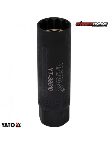 DADO BUJIA 14MM POLIGONAL 3/8" - YATO