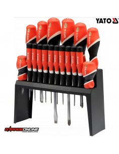 JUEGO 18 DESTORNILLADORES - YATO