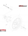 EJE RUEDA DELANTERA YAMAHA R3 / MT-03 / R3A - GENUINO