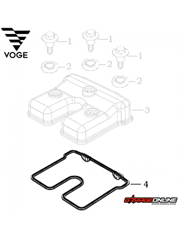 EMPAQUE TAPA VALVULA VOGE 300 GENUINO