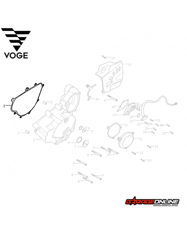 EMPAQUE ESTATOR VOGE 300 GENUINO