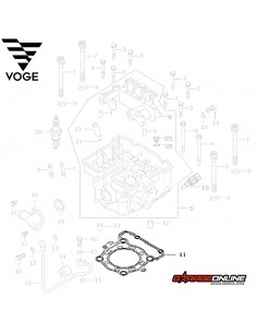 EMPAQUE CULATA VOGE 300 GENUINO