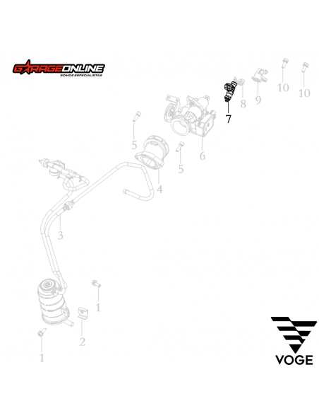 INYECTOR VOGE 300 GENUINO