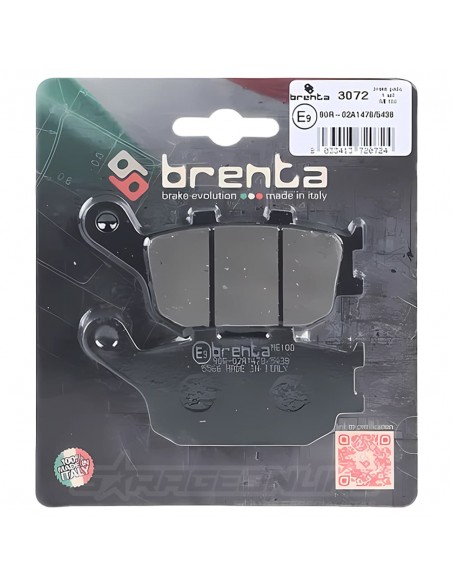 PASTILLA FRENO TRASERO YAMAHA R6 - MT07- MT09 - R1