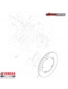DISCO FRENO TRASERO YAMAHA MT-07 (2021-2024) GENUINO