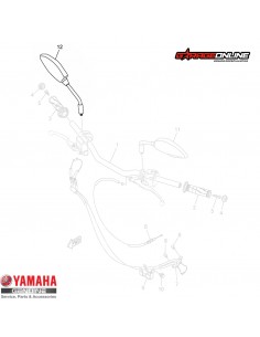 ESPEJO DERECHO YAMAHA MT-03A GENUINO