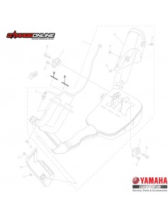 EMPAQUETADURA ESCAPE YAMAHA MT-07 YZF-R7 TENERE 700 XJ6 FZ6 GENUINO