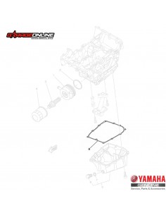 EMPAQUETADURA CARTER YAMAHA MT-07 YZF-R7 TENERE 700 GENUINO