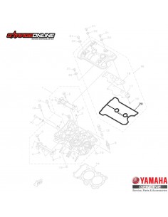 EMPAQUETADURA TAPA DE VALVULA YAMAHA MT-07 YZF-R7 TENERE 700 GENUINO