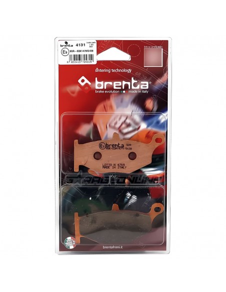 PASTILLA FRENO TRASERO FA419HH BRENTA SINTERIZADA