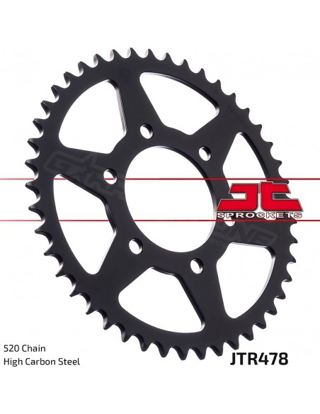 CATALINA 46 DIENTES KAWASAKI NINJA 650 - ER6N - ER6F - VERSYS - Z 650 - VULCAN 650 - JT RACING CHAIN