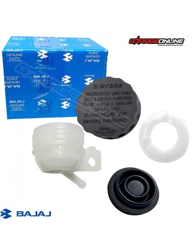 DEPOSITO LIQUIDO FRENO TRASERO BAJAJ NS 200 RS 200 DOMINAR 400 V1 - GENUINO