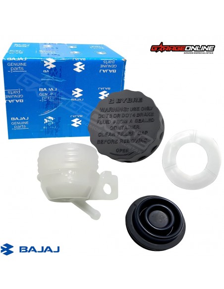 DEPOSITO LIQUIDO FRENO TRASERO BAJAJ NS 200 RS 200 DOMINAR 400 V1 - GENUINO