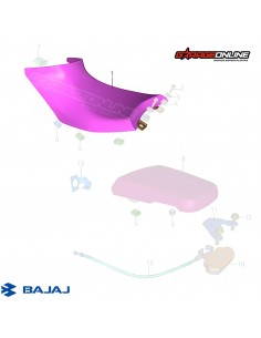 ASIENTO PILOTO BAJAJ DOMINAR 250 DOMINAR 400 GENUINO