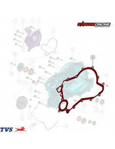 EMPAQUETADURA EMBRAGUE BMW G 310 GS - G 310 R - TVS APACHE 310 GENUINO