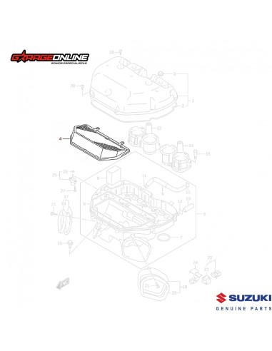 FILTRO DE AIRE SUZUKI GSXR 1000 (2017-2025) GENUINO