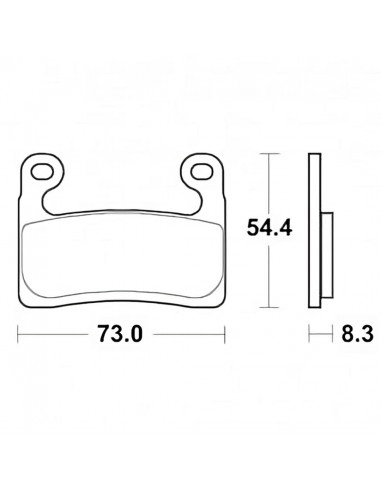 PASTILLA FRENO DELANTERO M 1000 RR - S 1000 R - S 1000 RR - R 1250 GS - R 1250 RT
