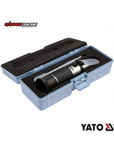 REFRACTROMETRO +/- 5% PROBADOR DE COOLANT Y ACIDO BATERIA YATO